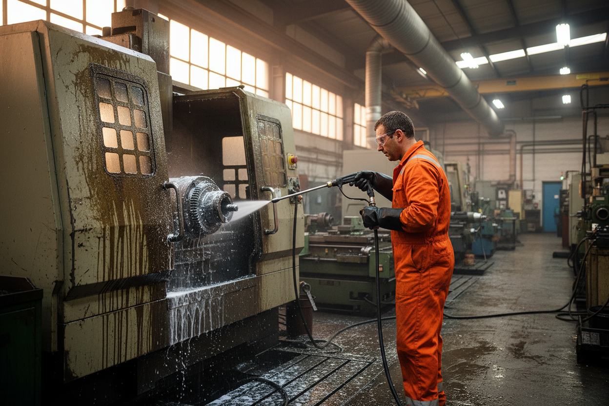 Dégraissage de machines industrielles à Argenteuil